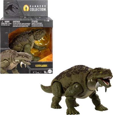 Figura de acción de dinosaurio Scutosaurus Jurassic World Hammond Collection - NUEVO Foto 1 de 4