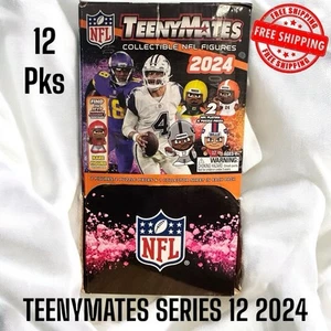 NEW! (Lot of 12 Packs) Collectible NFL Figurines TeenyMates 2024 Series 12 - Picture 1 of 4