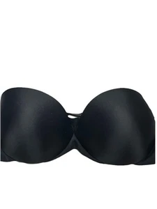Maidenform Strapless Bra 36C Black Lined Underwire Sweet Nothings by Maidenform - Picture 1 of 8