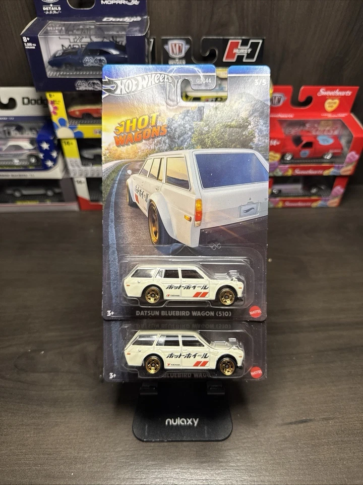 hot wheels Hot Wagons Datsun 510 Bluebird Wagon 2024 Lot Of 2 - Image 1 of 1