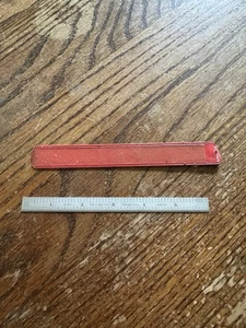 STARRETT 6" SCALE RULER 1/10, 1/100, 1/64, 1/32 FLEXIBLE RULE STARRETT C305R - Picture 1 of 5