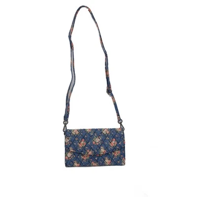 Organizi RFID Floral Quilted Cell Phone Wallet Crossbody - Image 1 of 4