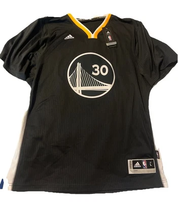 Nueva Camiseta Adidas Swingman Stephen Curry Hombres Talla Grande Gris Manga Guerrero Nueva con Etiquetas Foto 1 de 4