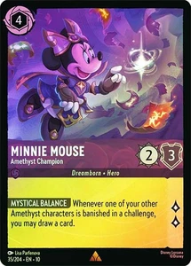 MTG COLD FOIL Minnie Mouse - Amethyst Champion - Whispers in the Well #035 - Bild 1 von 1