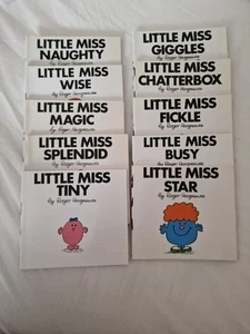 10 X Little Miss Books, Roger Hargreaves, Please See Photos For Titles - Picture 1 of 11