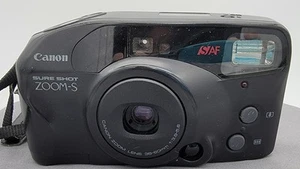 Canon Sure Shot ZOOM-S 35mm 38-60mm AF Point & Shoot Film Camera Tested - Picture 1 of 7