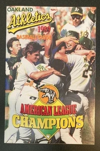 Oakland A's Baseball Guide, Ticket Renewal Pamphlet, Won World Series (1989) - Bild 1 von 2