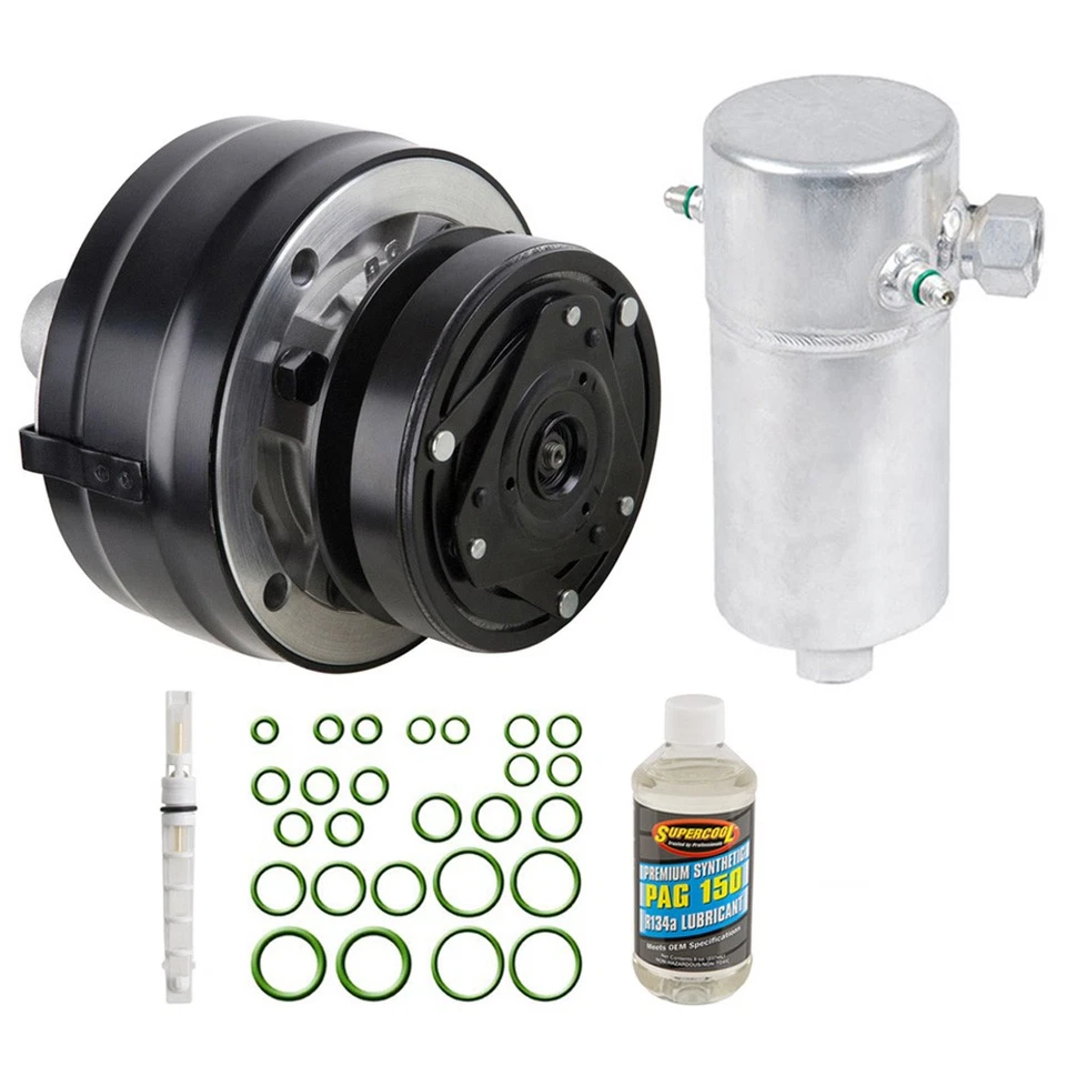 AC Compressor & A/C Repair Kit For Chevy Blazer K10 Corvette C20 GMC Jimmy - Image 1 of 4