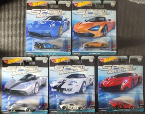 HOTWHEELS Premium Car Culture 2023 - SPEED MACHINES - Set of 5 cars - 1:64 - Picture 1 of 6