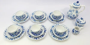 Hutschenreuther Zwiebelmuster Kaffeeservice für 6 Personen 21 Teile Tasse Teller - Bild 1 von 11