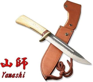 Kanetsune Seki Yamashi 8.27" Blue Steel Core Oak & Cocobolo Wood Handle KB-144 - Picture 1 of 1