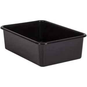 Teacher Created Resources Black Large Plastic Storage Bin - Picture 1 of 1