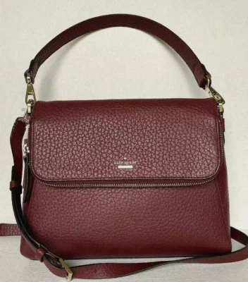 New Kate Spade New York Georgia Carter Leather Shoulder bag Cherrywood - Image 1 of 3