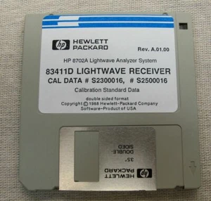 Agilent HP 83411D lightwave Receiver Calibration Standard Data Rev A.01.00 - Picture 1 of 1