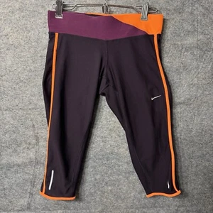 Nike Dri Fit Capri Leggings Multicolore Pantaloni Sportivi Corsa Sportivi Donna XS - Foto 1 di 7