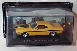 Dodge Challenger R/T 440 1970 in giallo scala 1:43 nuovo confezione sigillata - Foto 1 di 3