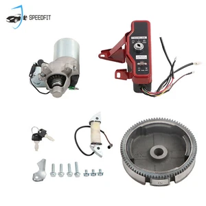 For Honda GX160 GX200 5.5 HP Electric Start Kit Starter Motor Ignition Switch - Picture 1 of 8
