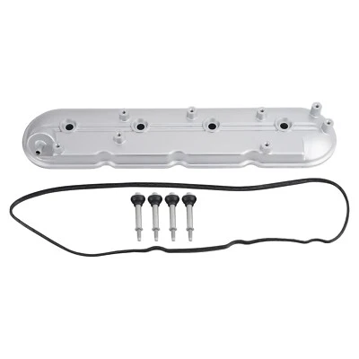 Left Valve Cover & Gasket for Chevy Silverado GMC Sierra 1500 4.8L 5.3L 6.0L - Image 1 of 4
