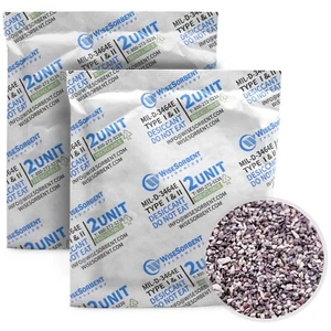 66 Gram 2 Unit Clay Desiccant Packets Moisture Absorber for Storage - Picture 1 of 12
