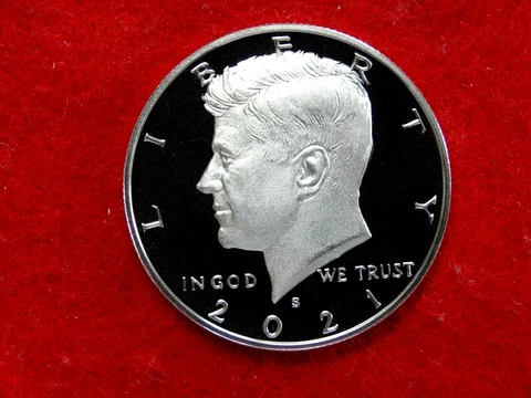 2021 S KENNEDY  PROOF+  CLAD HALF DOLLAR   ITEM #25R Cover