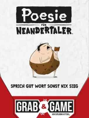Kartenspiel Poesie für Neandertaler: Grab & Game (Exploding Kittens Inc.) NEU - Bild 1 von 4