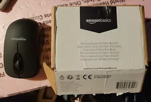 NEW - Amazon Basics Wireless Computer Mouse with USB Nano Receiver - Picture 1 of 1
