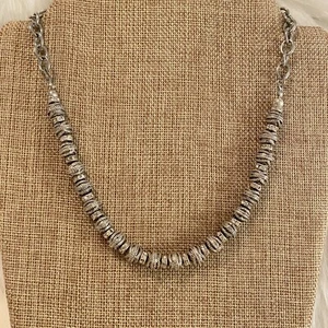 Modernist Rhinestone Necklace Y2K Grunge Gypsy Western Adjustable Preppy 7283 - Picture 1 of 7
