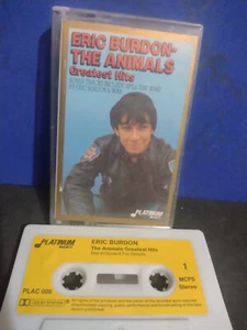 ERIC BURDON/ANIMALS-20 GREATEST. Audio Cassette - PLAYS EXCELLENT.60s POP/ROCK - Picture 1 of 2