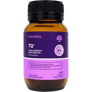 Hab Shifa TQ+ Ultra Strength Black Seed Oil Vegecapsules 60 Caps - Foto 1 di 3