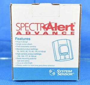 Spectra Alert Advance P4R Horn/Strobe 4W STD CD Red - Picture 1 of 5
