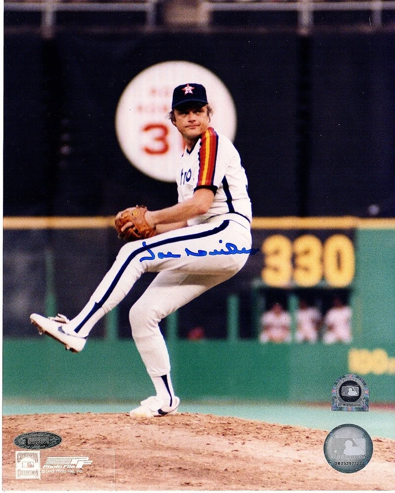 Foto firmada por Joe Niekro autografiada de los Astros de Houston 8x10 fallecida 2006 + MLB TRISTAR Foto 1 de 1