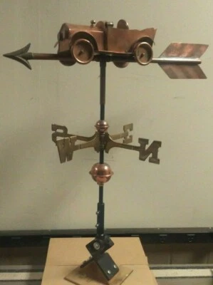  ANTIQUE CAR COPPER weathervane,21" ARROW,Cottage/shed /size SOLD AS SHOWN - Image 1 of 2