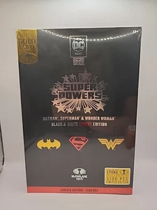 SDCC 2024 McFarlane DC Super Powers 3-pack Batman Superman Wonder Woman LE 5100 - Picture 1 of 2