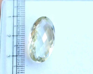 Natural Loose Gemstone Oval Light Green Amethyst 15.40 Ct - Picture 1 of 4