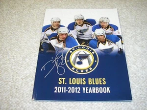 St. Louis Blues-David Backes Autographed 2011-12 Yearbook - Picture 1 of 4