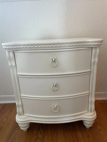 vintage wood nightstand Cover