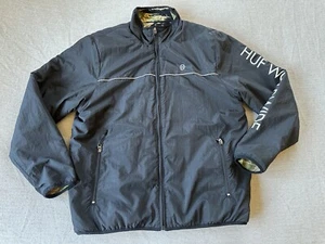 HUF MILTON REVERSIBLE Polar Fleece Jacket Adult Medium Tiger Camo - Picture 1 of 24