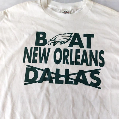 EAGLES New Orleans Saints NFL Playoff Men's T-Shirt White S/S 2XL - Image 1 of 2
