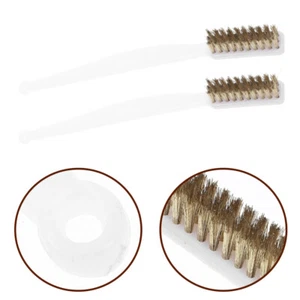 4 Pcs Rostbürste Mauerbürste Mit Gebogenem Griff Mini-Drahtbürste - Afbeelding 1 van 12