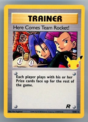 Pokémon TCG Here Comes Team Rocket! Celebrations: Classic Collection 15/82 Holo - Image 1 of 2