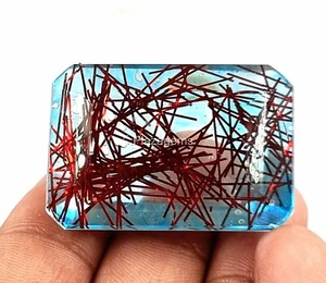 Lab Grown Certified 146Ct Brazil Bi-Color Quartz Emerald Cut Loose Gemstone 4JKJ - Picture 1 of 9
