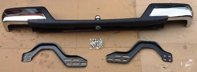 MITSUBISHI L200 P/U UTE MODEL 1987 92 REAR BUMPER INTERCHROME WITH TOW BARS NEW  - Image 1 of 4