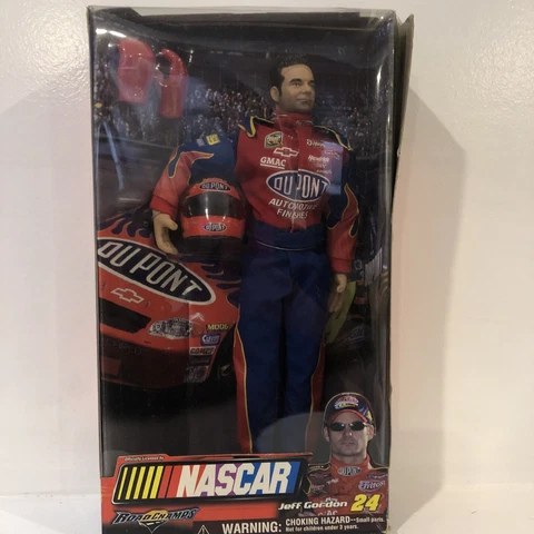 Still in box 2003 NASCAR #24 Jeff Gordon Action Figure Boy Doll 12" Road Champs Cover
