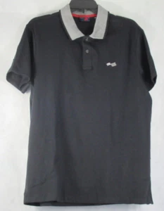 Perry Ellis America Men's Short-Sleeve Polo Shirt, Black, Medium - Picture 1 of 2