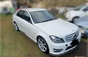 2011-2014 MERCEDES C CLASS W204 AMG FACELIFT WHITE BREAKING SPARES WHEEL NUT - Picture 1 of 24