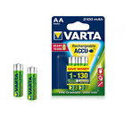 2 Battery Rechargeable 2100mAh Aa Stylus Nimh Varta HR6