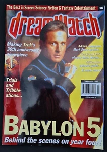 Dreamwatch Magazine #30- Babylon 5 Cover - Vintage Feb 1997 - Picture 1 of 1