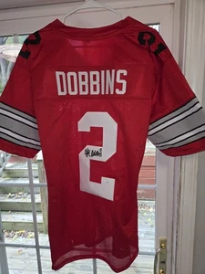 JK Dobbins Ohio State Buckeyes JSA Certified Autographed Jersey - Picture 1 of 11