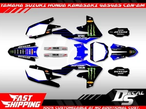 Graphics Kit for YZ450F 2018-2022 & YZ250F 2019-2023 Yamaha Models - Picture 1 of 5