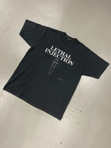 Vintage Lethal Injection Shirt Herren Large Rap Tee Ice Cube Hip Hop 90s 1994 Rare - Bild 1 von 8